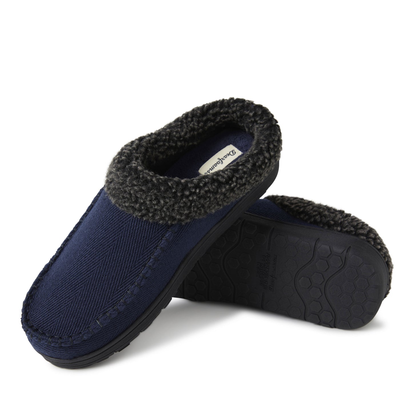 Men's Brendan Twill Whipstitch Clog | Dearfoams
