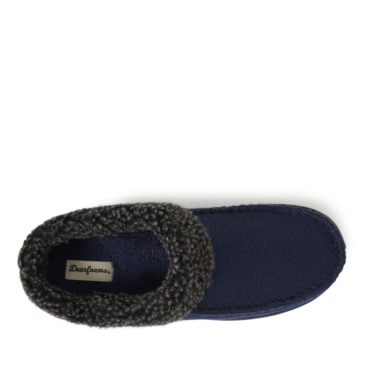 Men's Brendan Twill Whipstitch Clog | Dearfoams