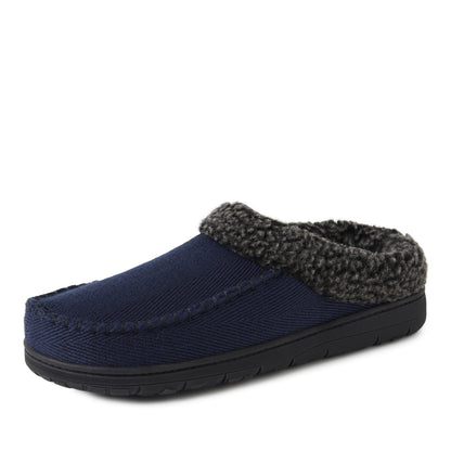 Men's Brendan Twill Whipstitch Clog | Dearfoams