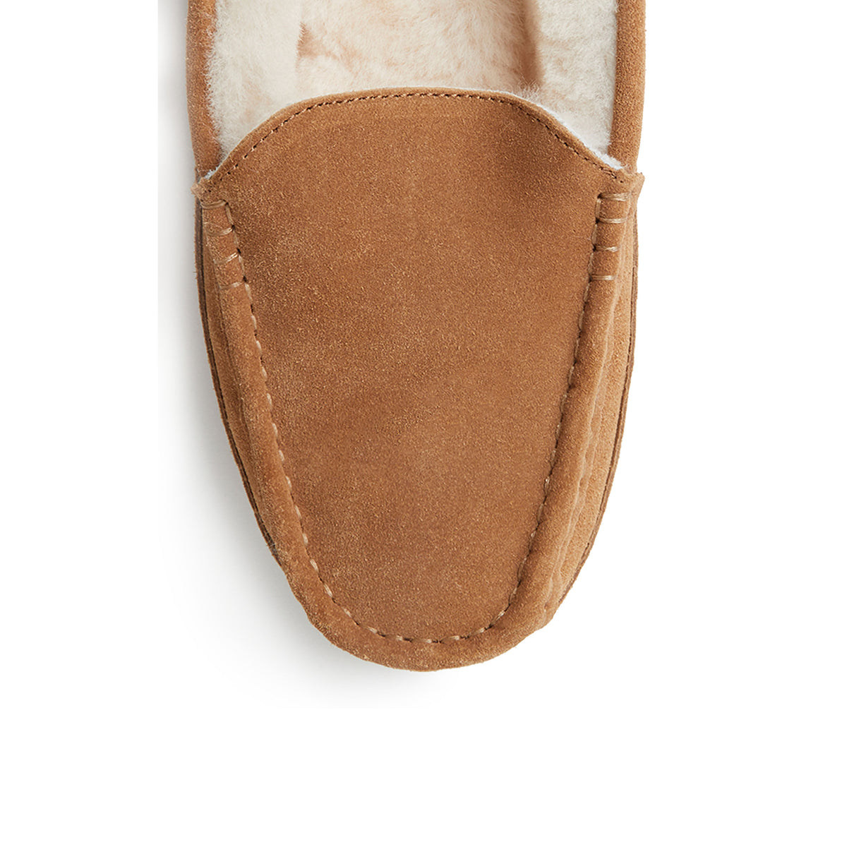 Men's Fireside by Dearfoams Melbourne Genuine Shearling Moccasin Slipper | Dearfoams
