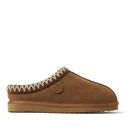 Men's Fireside by Dearfoams Grafton Genuine Shearling Clog With Taping - Water Resistant | Dearfoams