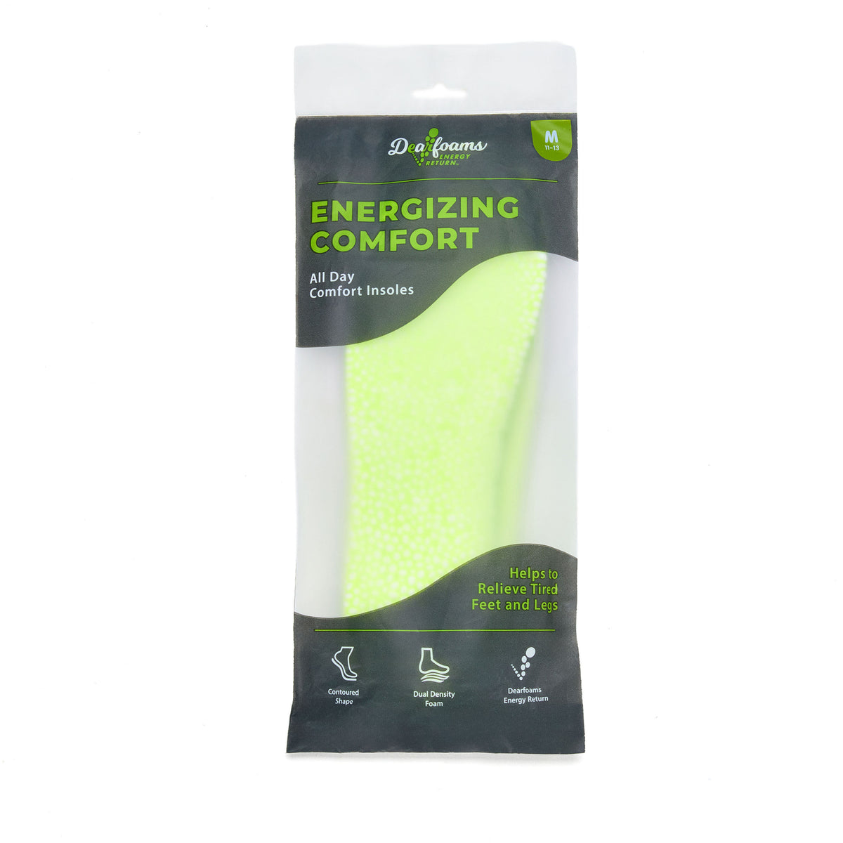 Mens Energy Return Footbed Removable Insole | Dearfoams