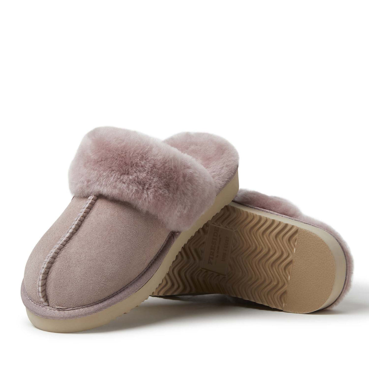 Women's Fireside by Dearfoams Sydney Genuine Shearling Scuff Slipper | Dearfoams