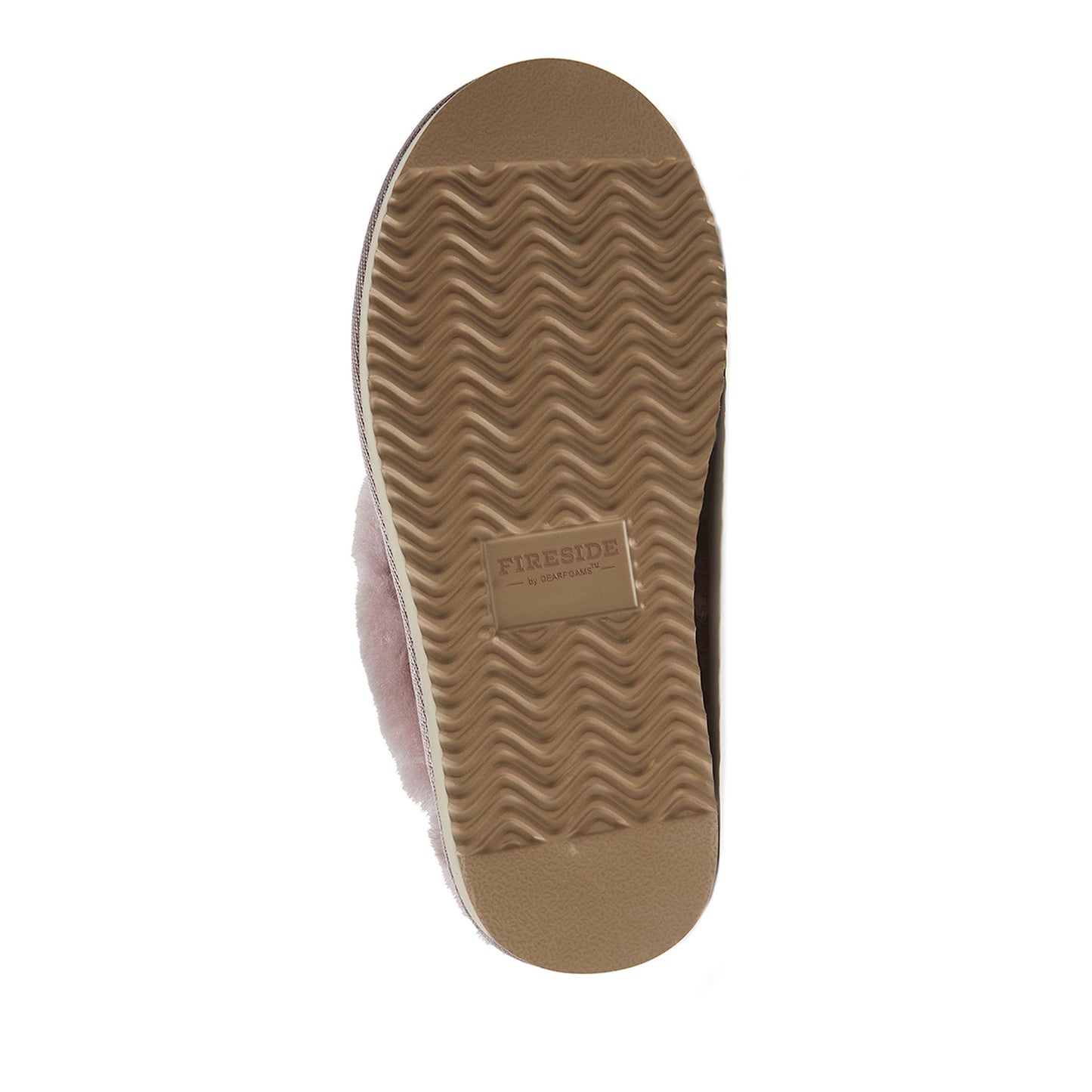 Women's Fireside by Dearfoams Sydney Genuine Shearling Scuff Slipper | Dearfoams