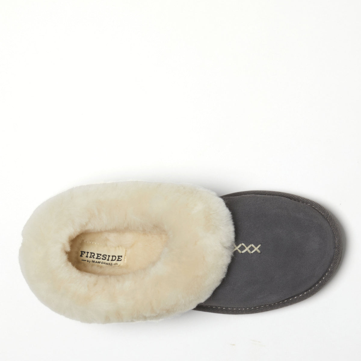 Women's Fireside by Dearfoams Adelaide Genuine Shearling Clog Slipper - Water Resistant | Dearfoams