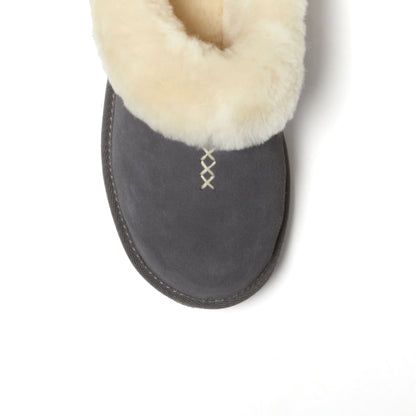 Women's Fireside by Dearfoams Adelaide Genuine Shearling Clog Slipper - Water Resistant | Dearfoams