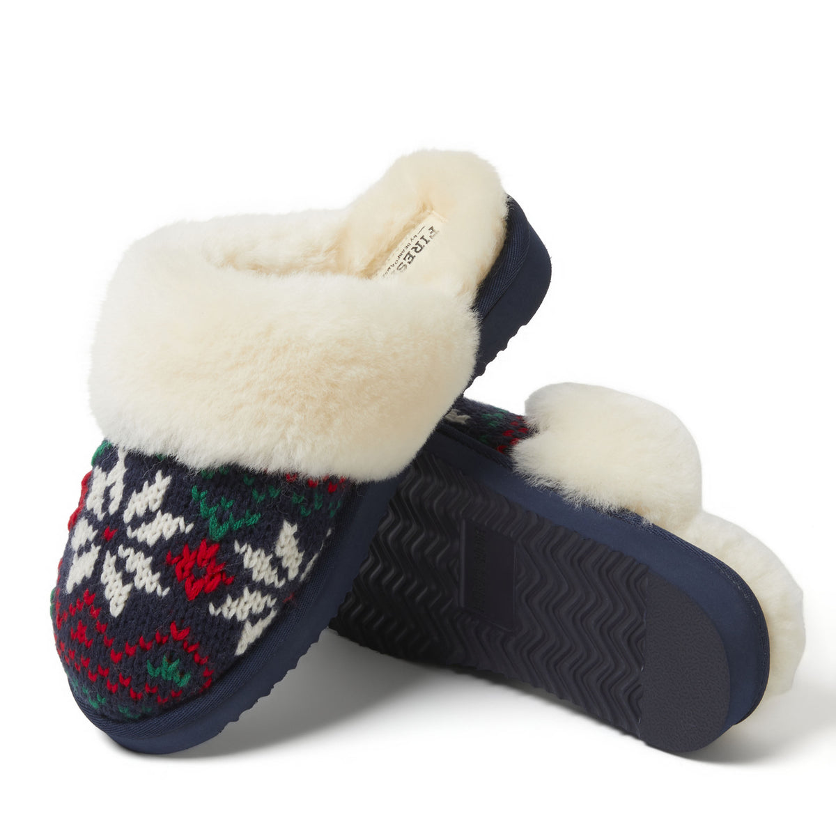 Women's Fireside by Dearfoams Sydney Holiday Fairisle Scuff | Dearfoams