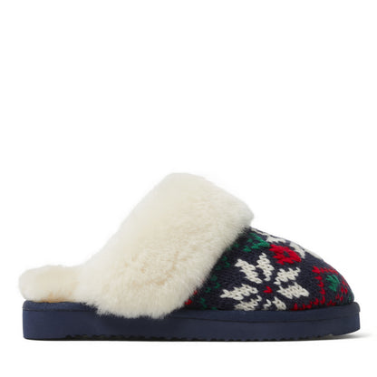 Women's Fireside by Dearfoams Sydney Holiday Fairisle Scuff | Dearfoams