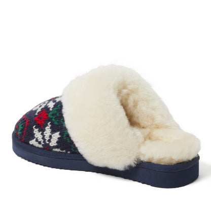 Women's Fireside by Dearfoams Sydney Holiday Fairisle Scuff | Dearfoams