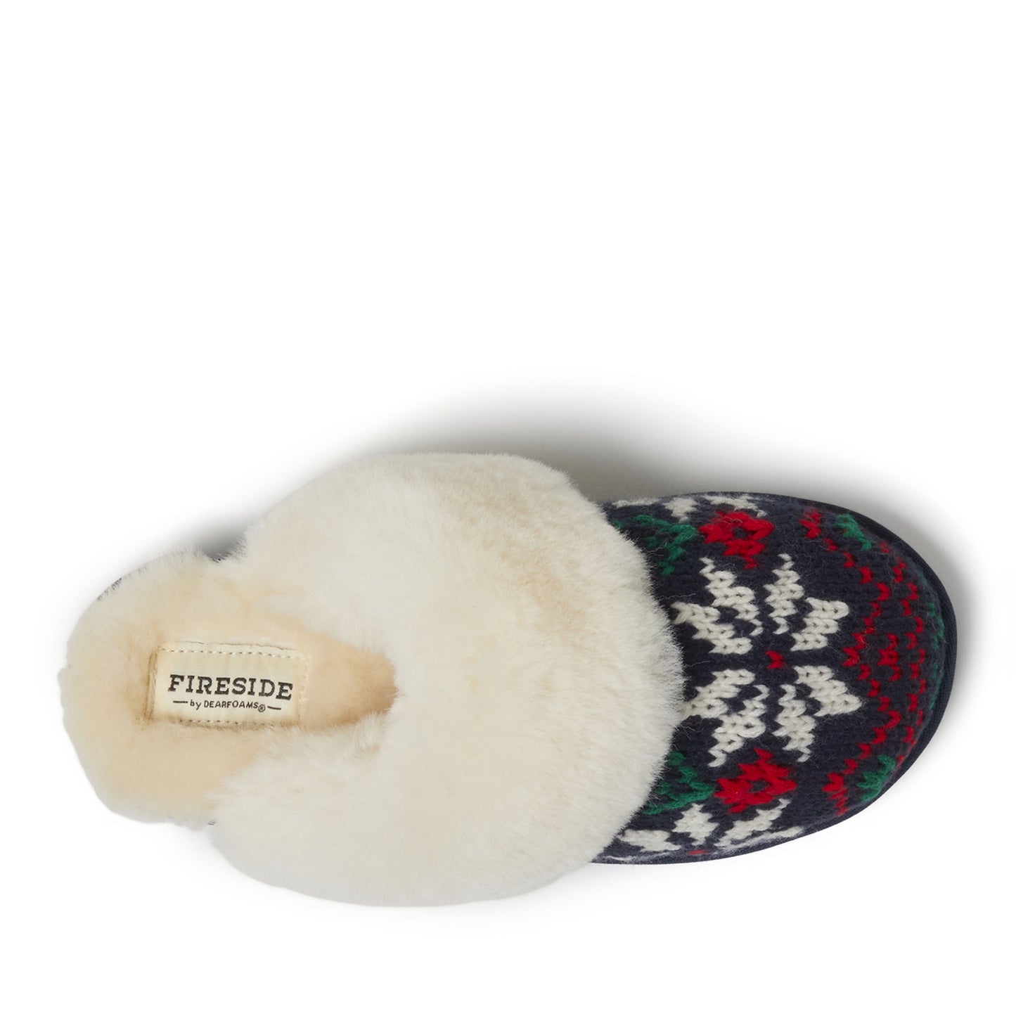 Women's Fireside by Dearfoams Sydney Holiday Fairisle Scuff | Dearfoams