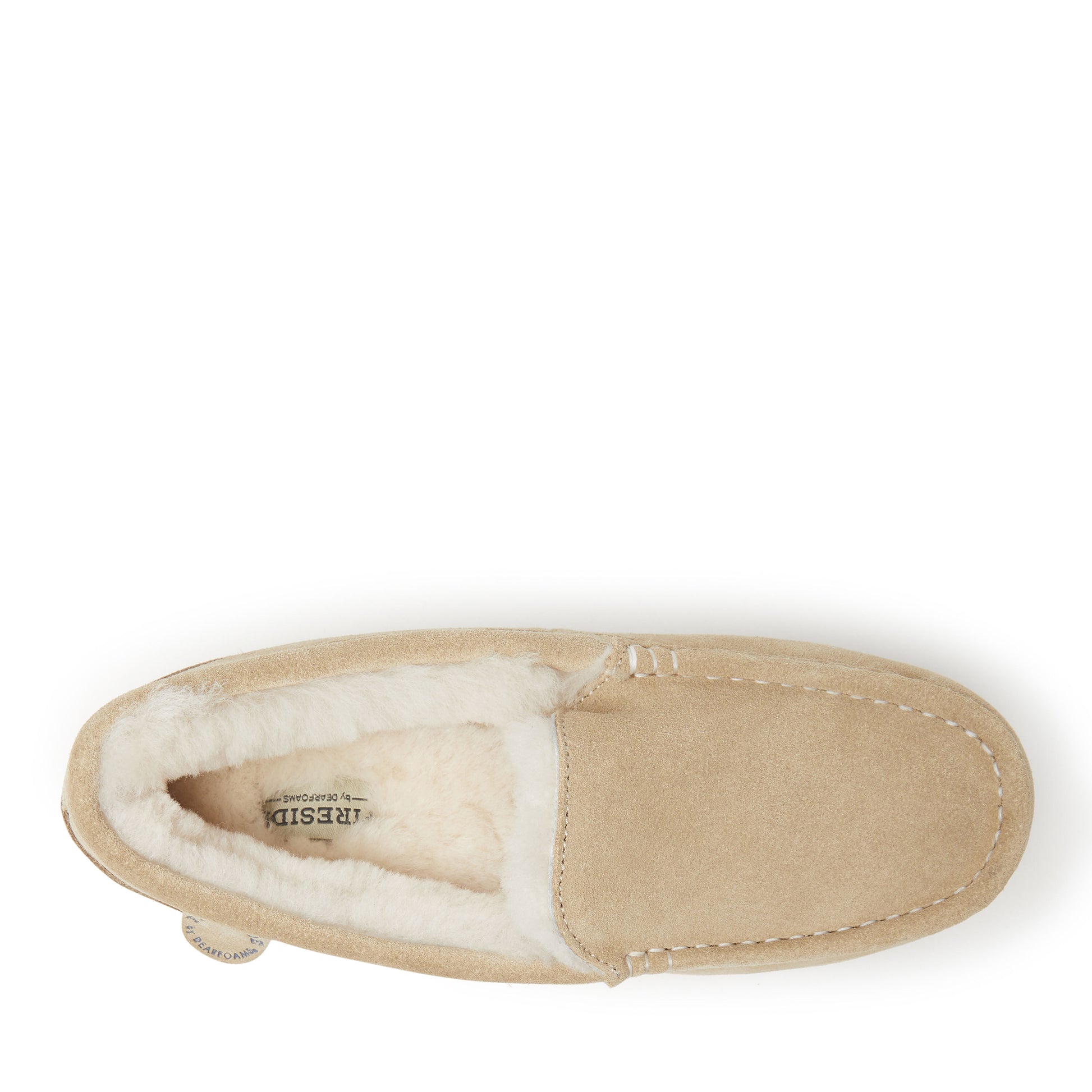 Women's Fireside by Dearfoams Mel Genuine Shearling Moccasin | Dearfoams