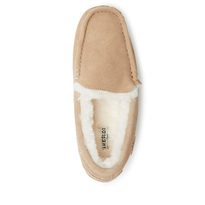 Women's Fireside by Dearfoams Mel Genuine Shearling Moccasin | Dearfoams