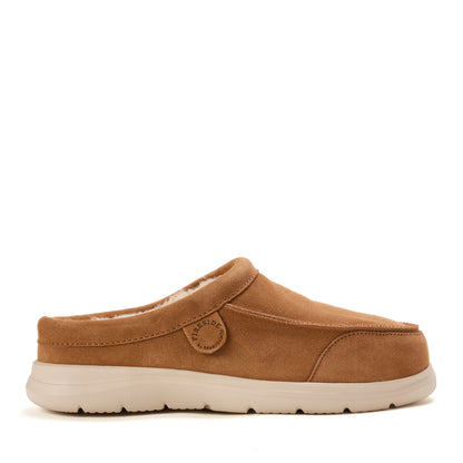 Men's Fireside by Dearfoams Lithgow Genuine Shearling Clog | Dearfoams