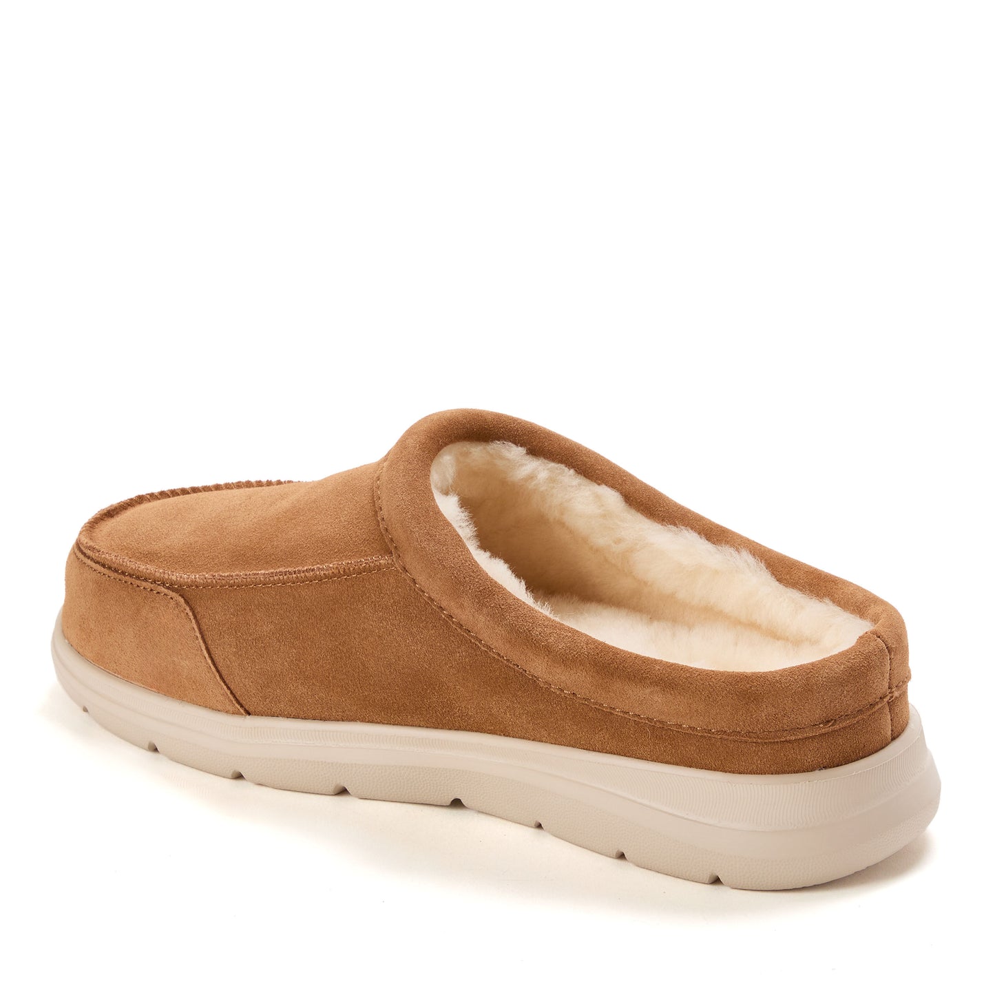 Men's Fireside by Dearfoams Lithgow Genuine Shearling Clog | Dearfoams