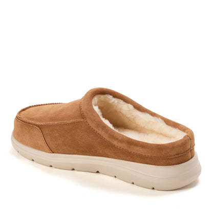 Men's Fireside by Dearfoams Lithgow Genuine Shearling Clog | Dearfoams
