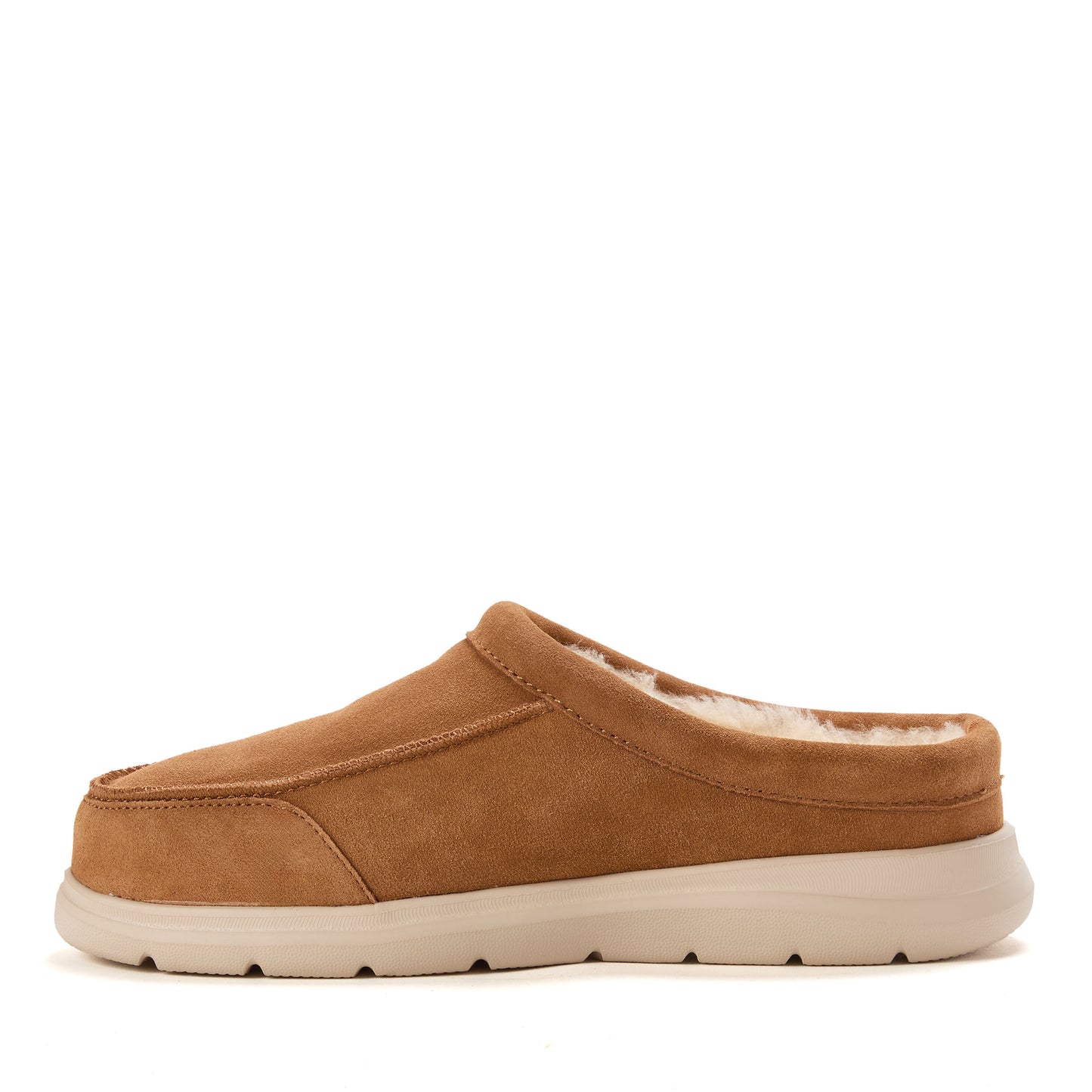 Men's Fireside by Dearfoams Lithgow Genuine Shearling Clog | Dearfoams