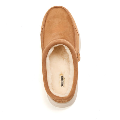 Men's Fireside by Dearfoams Lithgow Genuine Shearling Clog | Dearfoams