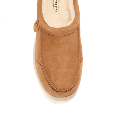 Men's Fireside by Dearfoams Lithgow Genuine Shearling Clog | Dearfoams
