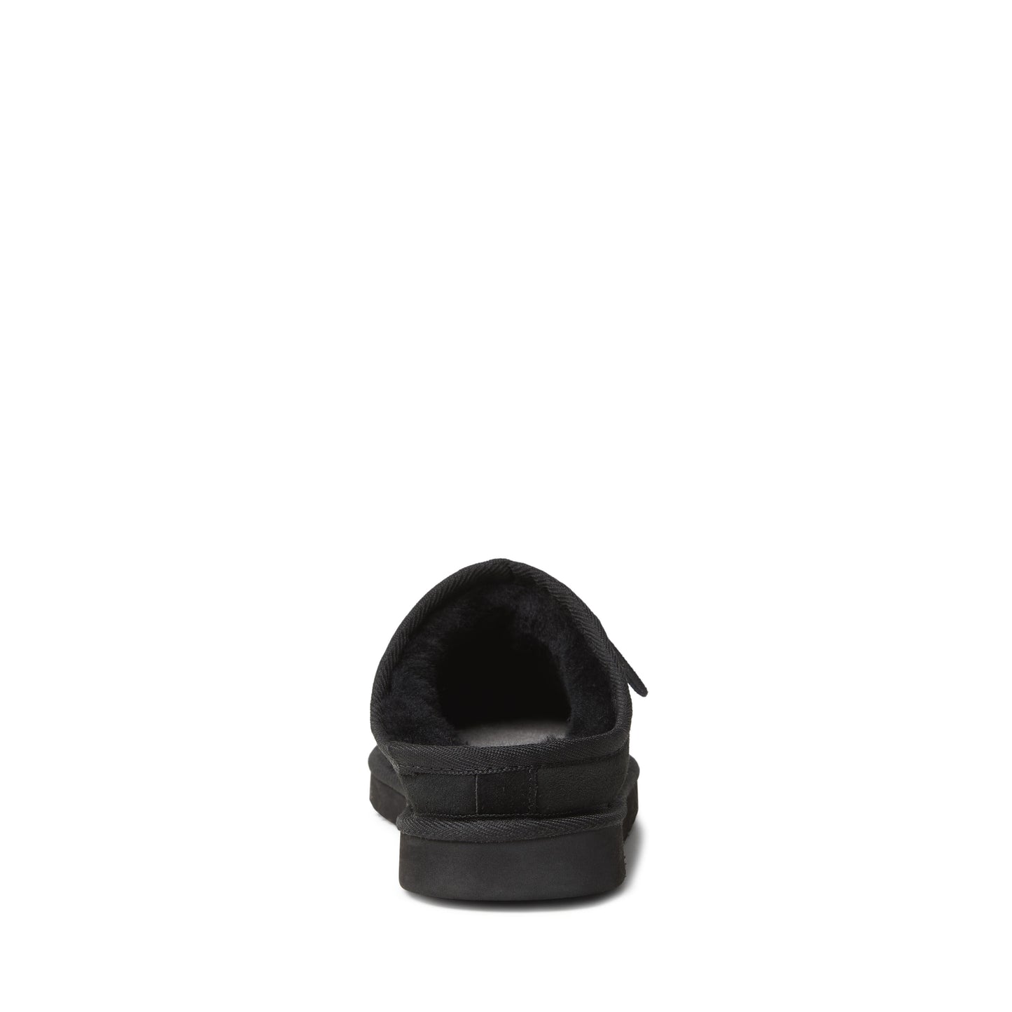 Men's Fireside by Dearfoams Grafton Genuine Shearling Clog Slipper with Woven Accent | Dearfoams