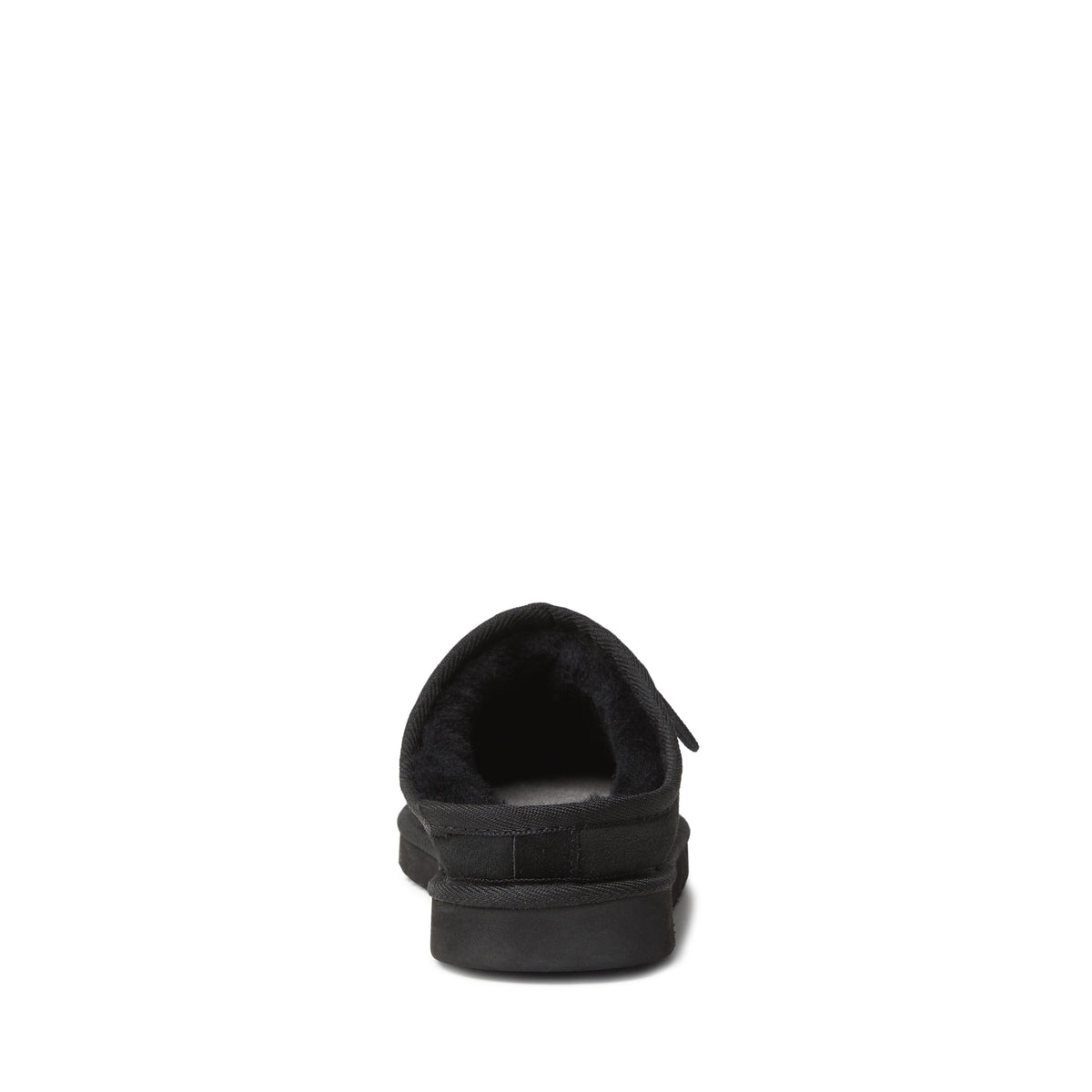 Men's Fireside by Dearfoams Grafton Genuine Shearling Clog Slipper with Woven Accent | Dearfoams