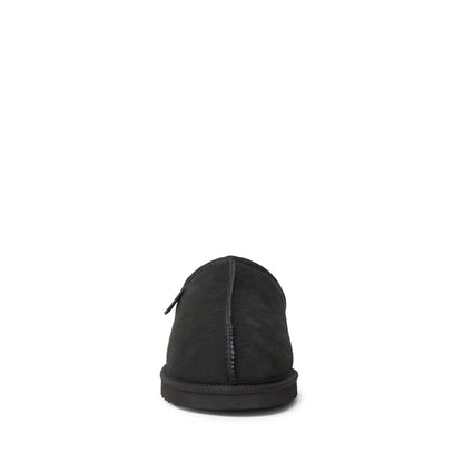 Men's Fireside by Dearfoams Grafton Genuine Shearling Clog Slipper with Woven Accent | Dearfoams