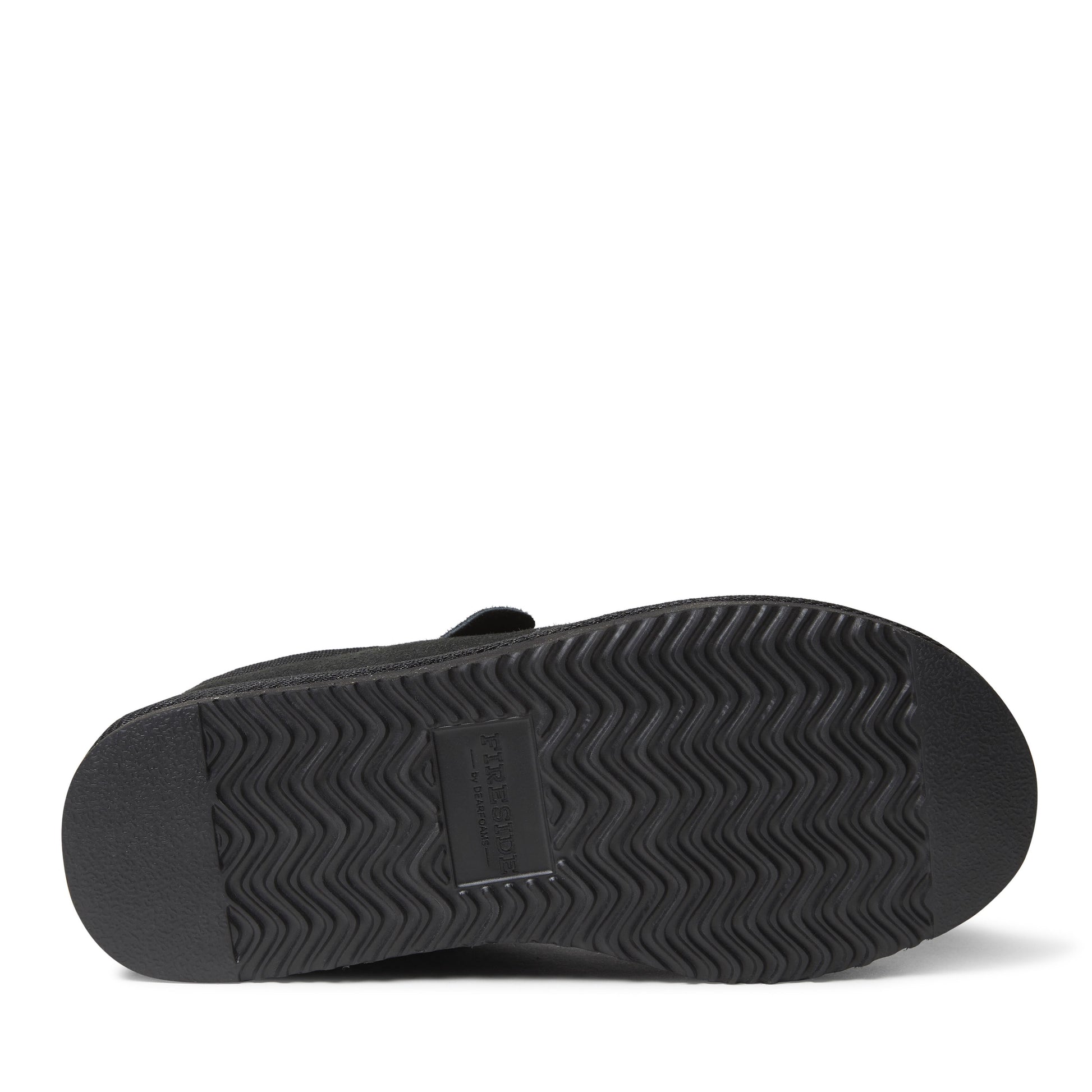 Men's Fireside by Dearfoams Grafton Genuine Shearling Clog Slipper with Woven Accent | Dearfoams