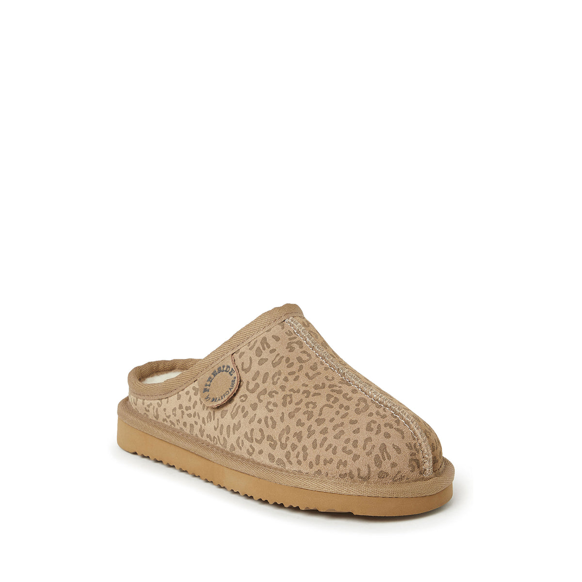 Kid's Fireside by Dearfoams Dempsey Genuine Shearling Clog Slipper | Dearfoams