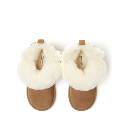 Kid's Fireside by Dearfoams Bunbury Genuine Shearling Boot | Dearfoams