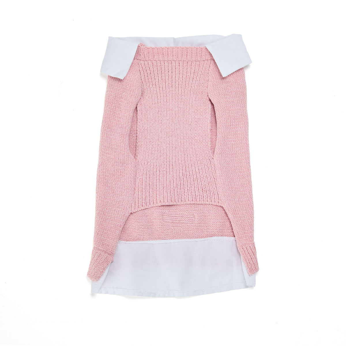 Pink Chenille and Chambray Dog Jacket | Dearfoams