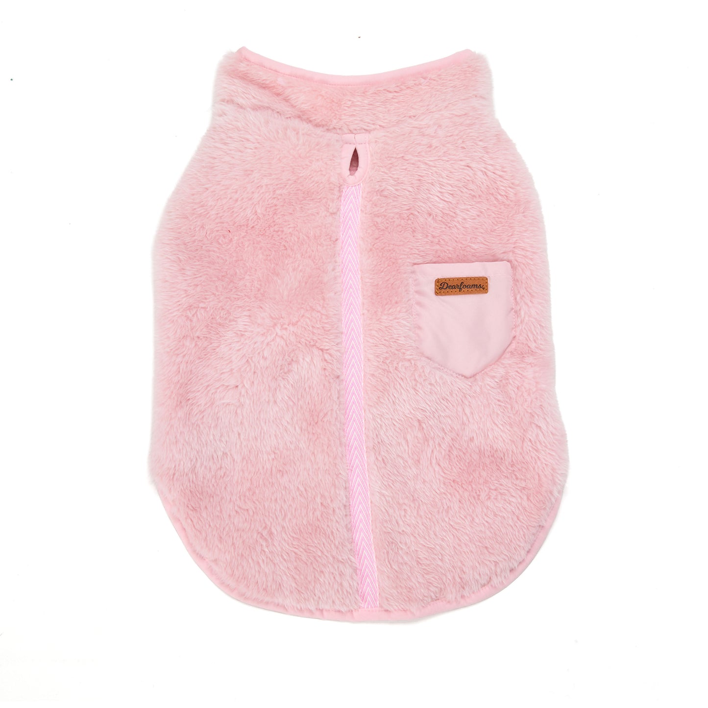 Plush Dog Jacket in Pink | Dearfoams