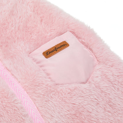 Plush Dog Jacket in Pink | Dearfoams