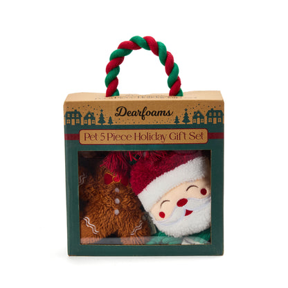 5 Piece Dog Toy Set | Dearfoams