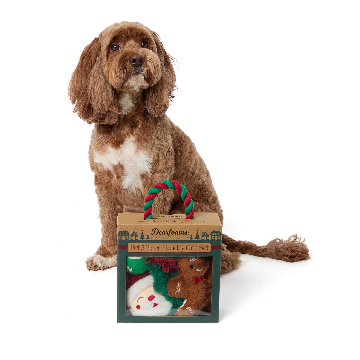 5 Piece Dog Toy Set | Dearfoams