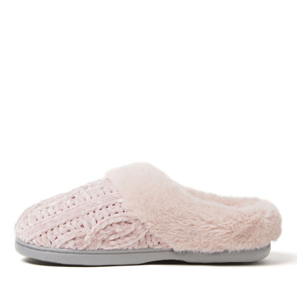 Women's Claire Cable Knit Chenille Clog | Dearfoams
