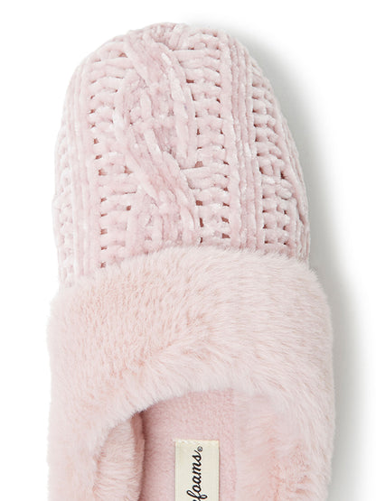 Women's Claire Cable Knit Chenille Clog | Dearfoams