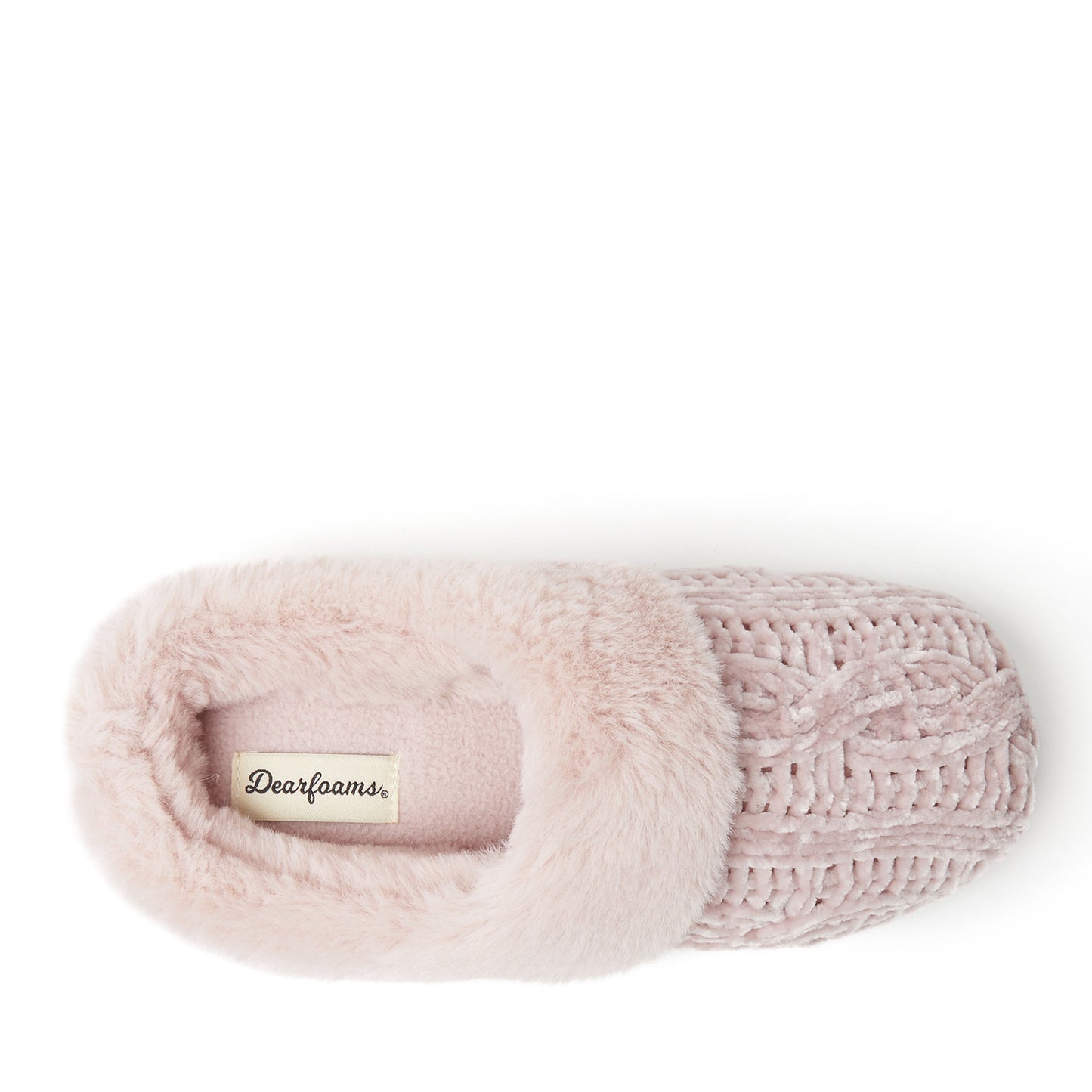 Women's Claire Cable Knit Chenille Clog | Dearfoams