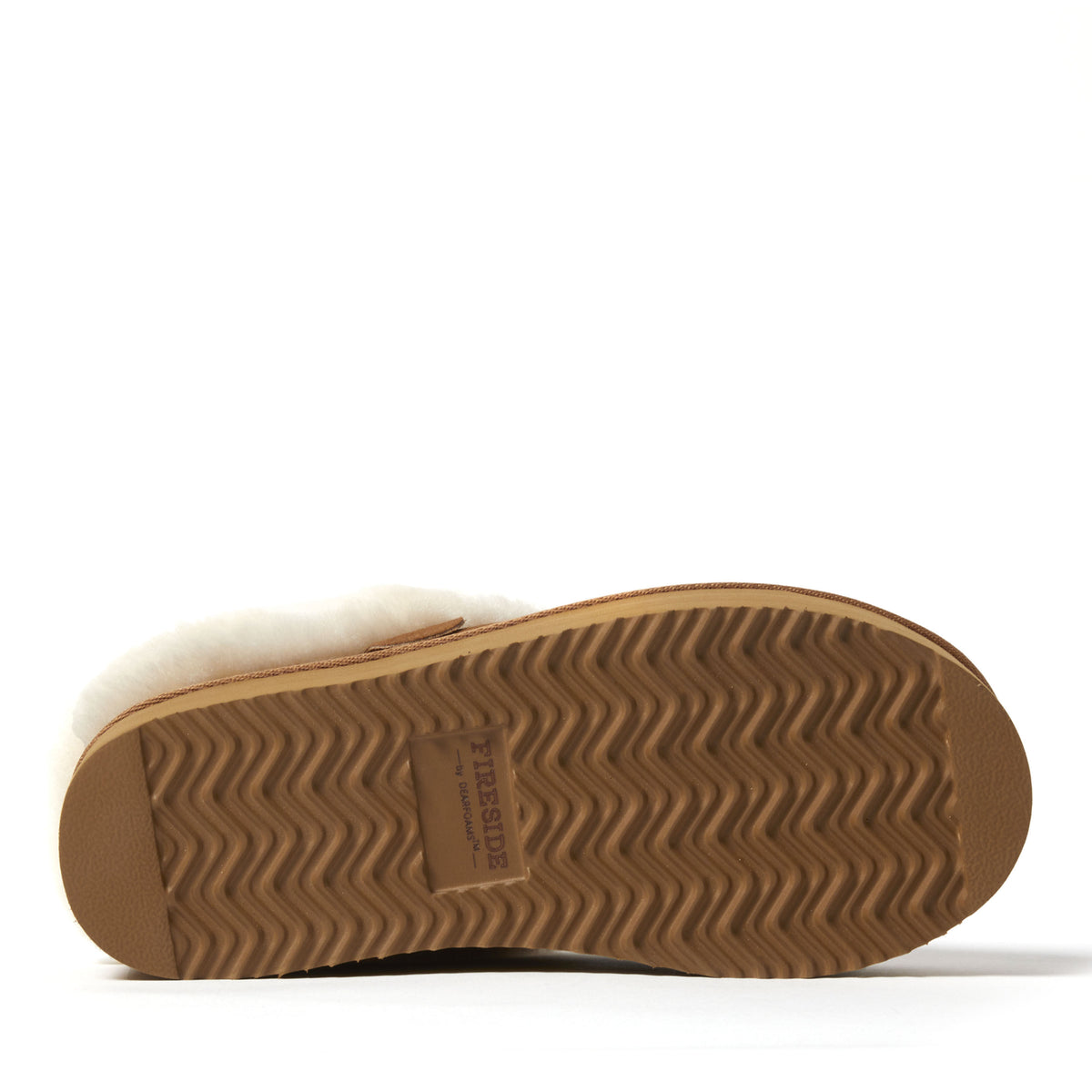 Women's Fireside by Dearfoams Bendigo Genuine Shearling Quilted Platform Clog | Dearfoams