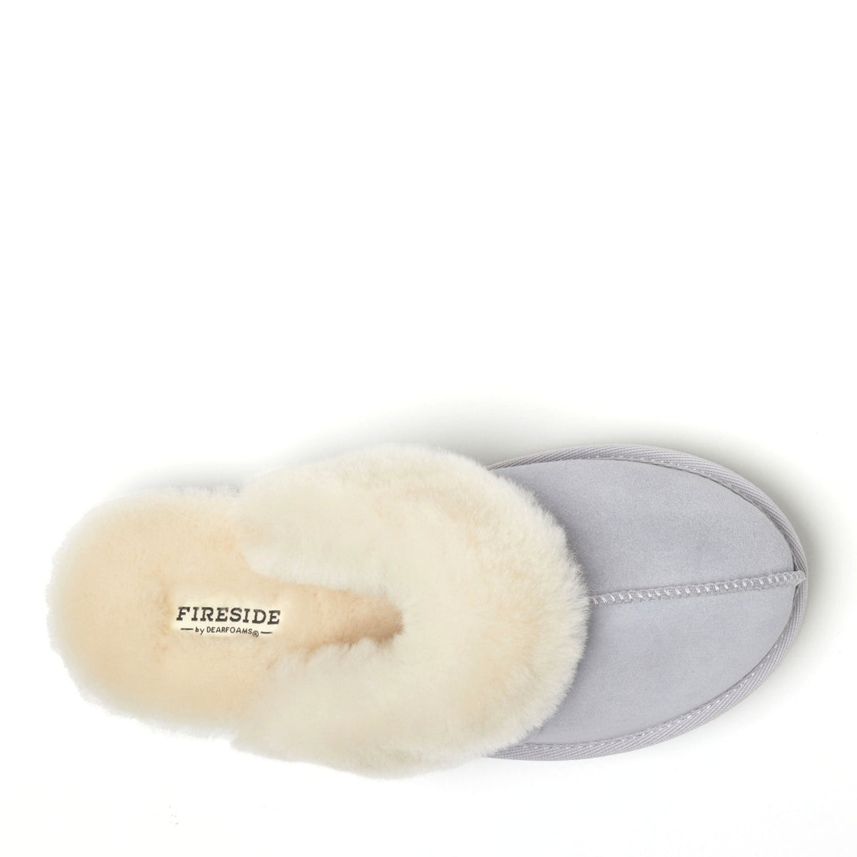 Women's Fireside by Dearfoams Melton Genuine Shearling Platform Scuff | Dearfoams