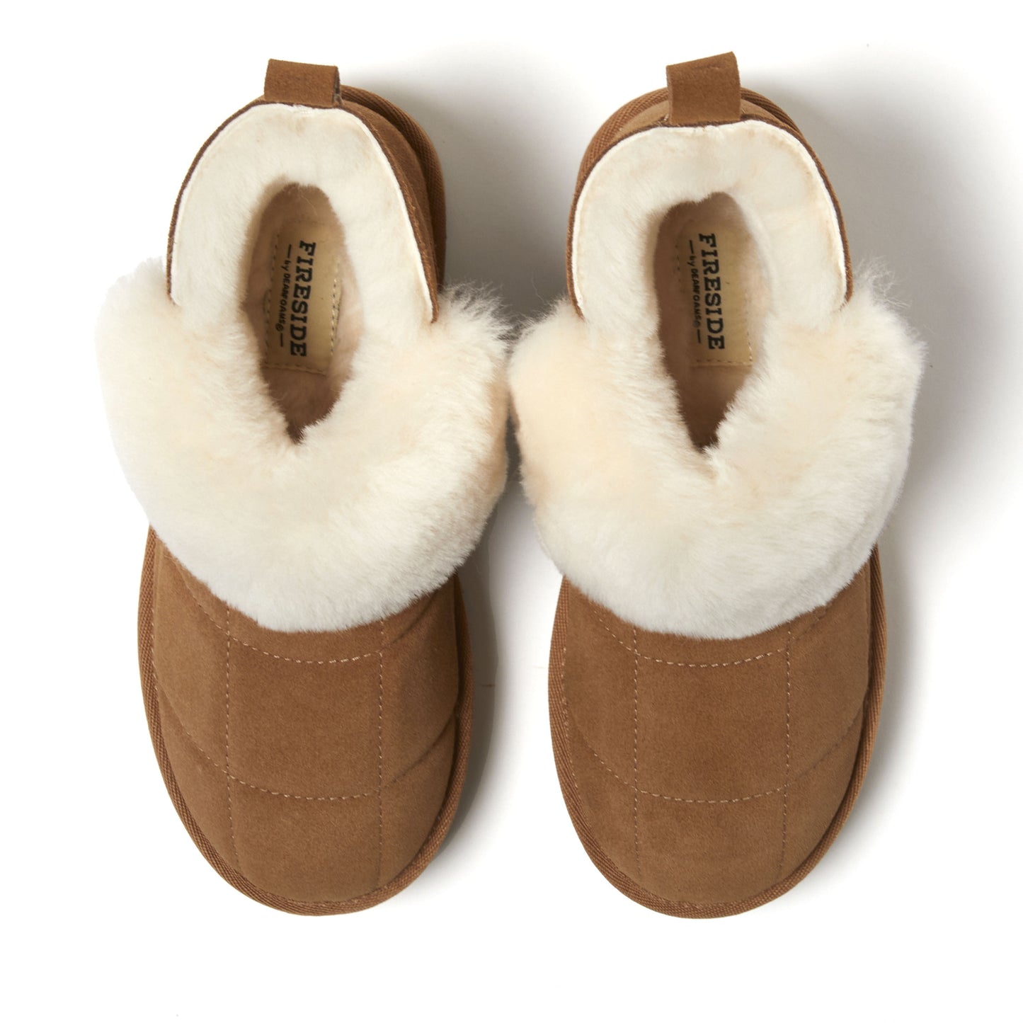 Women's Bayswater Genuine Shearling Quilted Platform Bootie | Dearfoams