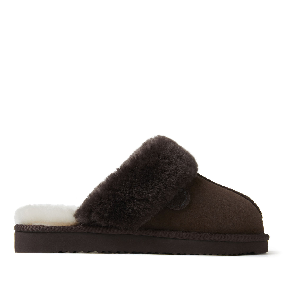 Women's Fireside by Dearfoams Sydney Genuine Shearling Scuff Slipper | Dearfoams