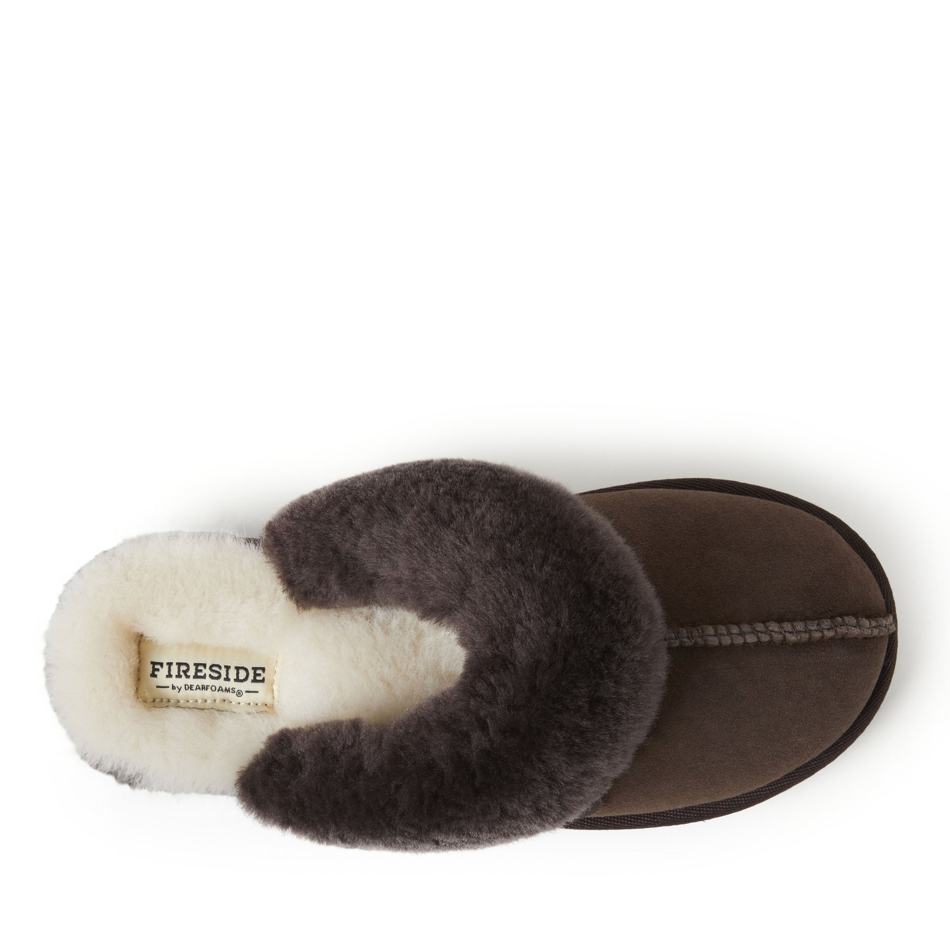 Women's Fireside by Dearfoams Sydney Genuine Shearling Scuff Slipper | Dearfoams