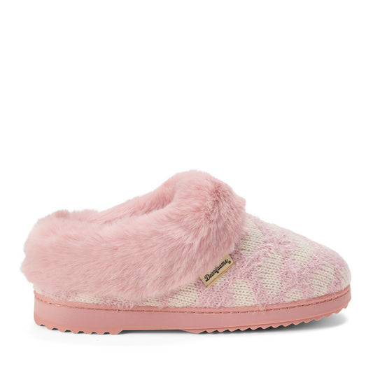 Women's Hannah Festive Knit Clog | Dearfoams