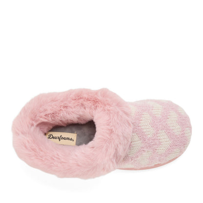 Women's Hannah Festive Knit Clog | Dearfoams