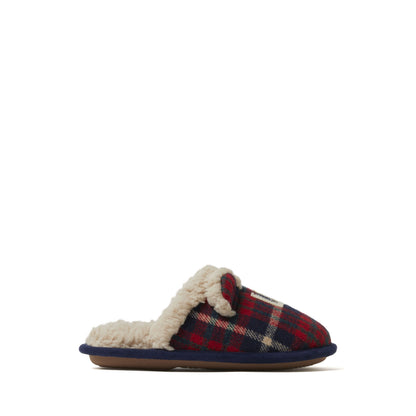 Kids Lil Bear Plaid Scuff | Dearfoams