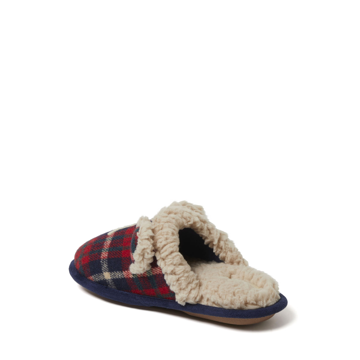 Kids Lil Bear Plaid Scuff | Dearfoams